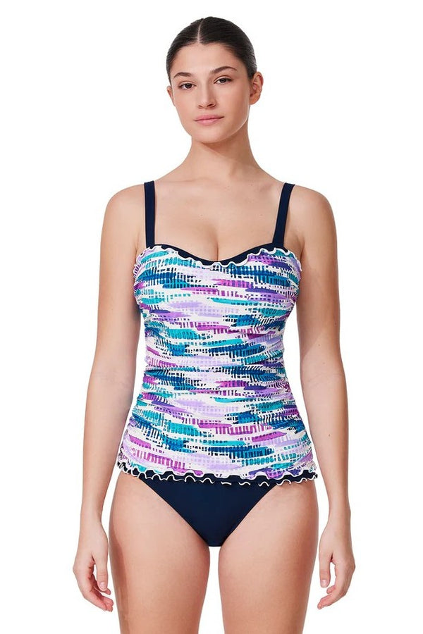 Gottex Profile by Gottex Canva Tricolore D-Cup Swimdress