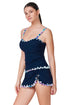 Gottex Profile by Gottex Canva Tricolore D-Cup Tankini Top
