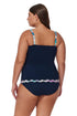 Gottex Profile by Gottex Canva Plus Size Shirred Underwire Tankini Top