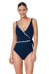 Gottex Profile by Gottex Canva Tricolore V Neck Surplice One Piece