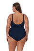Gottex Profile by Gottex Canva Plus Size Tricolore V Neck Surplice One Piece