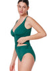 Gottex Profile by Gottex Medina Textured V Neck D-Cup Tankini Top