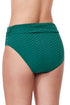 Gottex Profile by Gottex Medina Textured Shirred High Waist Swim Bottom