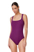 Gottex Profile by Gottex Medina Textured Square Neck One Piece