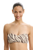 Gottex Profile by Gottex Safari Chic Textured Bandeau Bikini Top