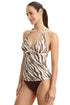 Gottex Profile by Gottex Safari Chic Textured Halter Tankini Top