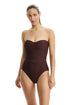 Gottex Profile by Gottex Safari Chic Textured Bandeau One Piece