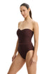 Gottex Profile by Gottex Safari Chic Textured Bandeau One Piece