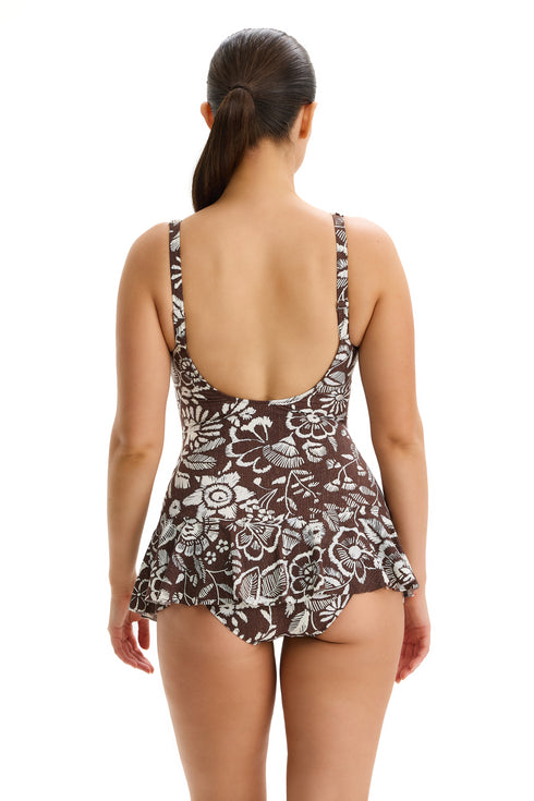 Gottex Profile by Gottex Garden Mist V-Neck Swimdress