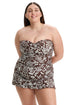 Gottex Profile by Gottex Garden Mist Plus Size Bandeau Swimdress