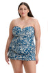 Gottex Profile by Gottex Garden Mist Plus Size Bandeau Swimdress