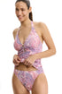 Gottex Profile by Gottex Boho Bloom Halter Tankini Top