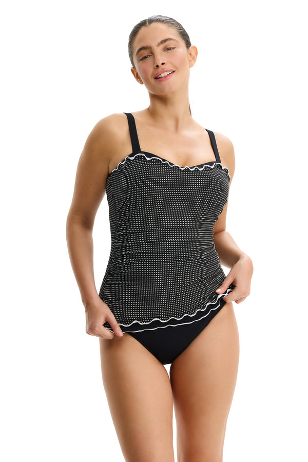 Gottex Profile by Gottex Dottie Delight Textured D-Cup Tankini Top