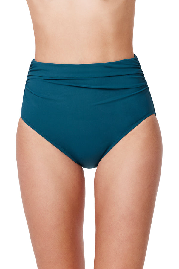 Profile by Gottex Tutti Frutti Shirred High Waist Swim Bottom