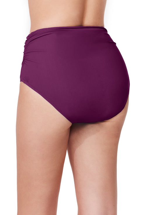 Profile by Gottex Tutti Frutti Shirred High Waist Swim Bottom