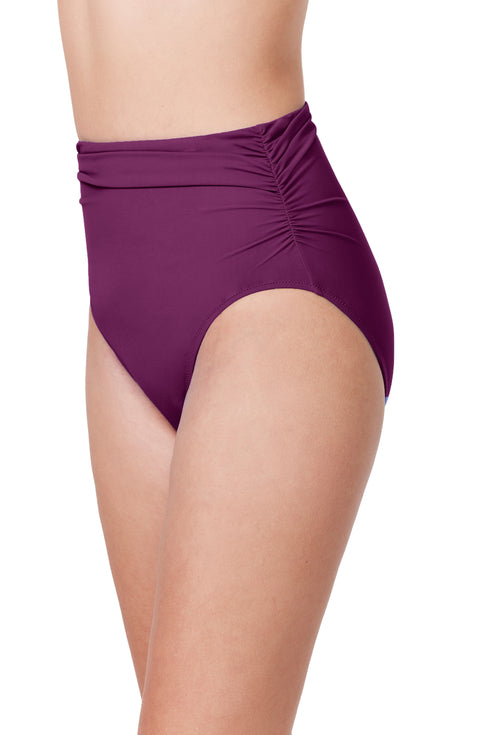 Profile by Gottex Tutti Frutti Shirred High Waist Swim Bottom