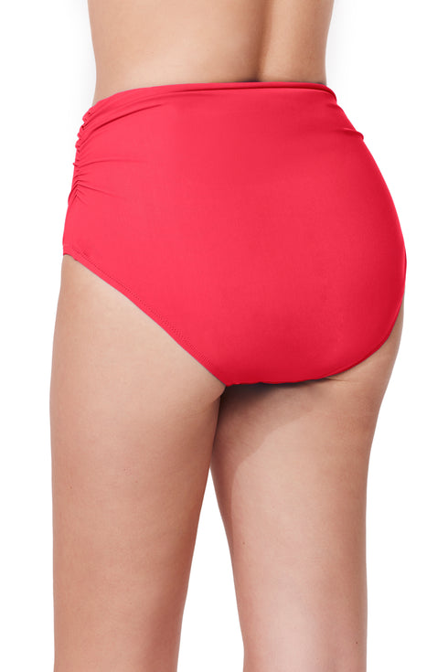 Profile by Gottex Tutti Frutti Shirred High Waist Swim Bottom