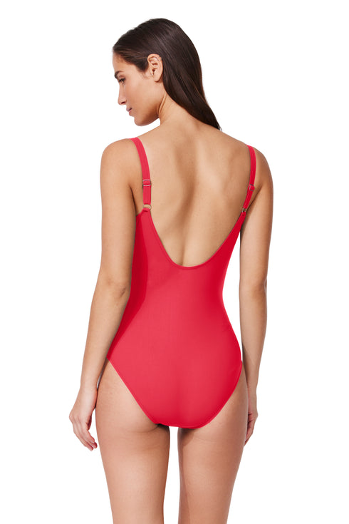 Profile by Gottex Tutti Frutti V-Neck One Piece