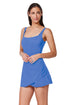 Profile by Gottex Tutti Frutti Square Neck Wrap Style Swimdress