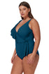 Gottex Profile by Gottex Tutti Frutti Plus Size Ruffle Surplice One Piece
