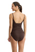 Gottex Tutti Frutti Fashion V-Neck Gold Beaded Tankini Top