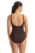 Gottex Profile by Gottex Tutti Frutti D-Cup V-Neck Gold Beaded One Piece