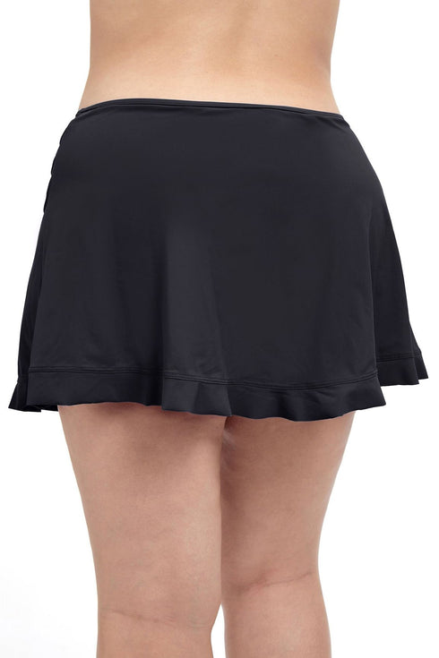 Gottex Profile By Gottex Tutti Frutti Plus Size Side Slit Cinch Swim Skirt