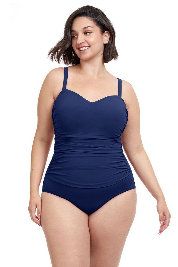 Gottex Profile By Gottex Tutti Frutti Plus Size Scoop Neck One Piece