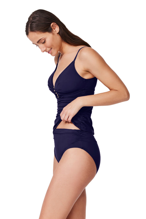 Gottex Profile by Gottex Tutti Frutti V-Neck Beaded Tankini Top