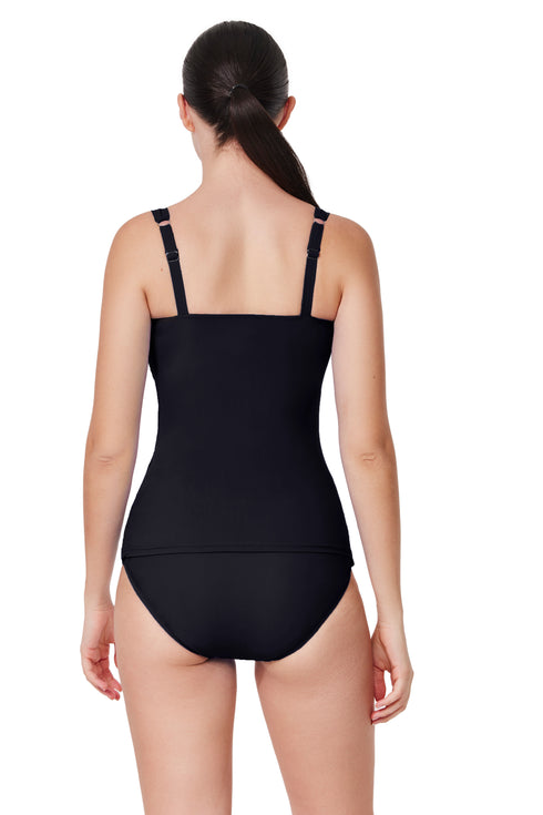 Gottex Profile by Gottex Tutti Frutti F-Cup Scoop Neck Shirred Underwire Tankini Top