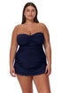 Gottex Profile by Gottex Tutti Frutti Plus Size Bandeau Swimdress
