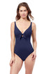 Gottex Profile By Gottex Tutti Frutti Tie Front Underwire V-Neck One Piece