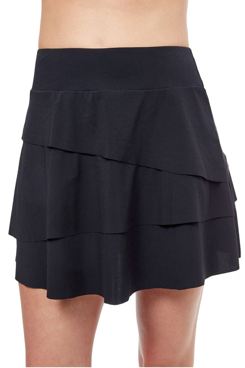 Gottex Profile By Gottex Tutti Frutti Layered Pull On Skirt