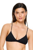 Gottex Flirtt Solid Black V-Neck Bikini Top