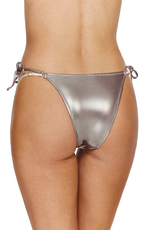 Gottex Flirtt Moonlight Layered Side Tie Bikini Bottom