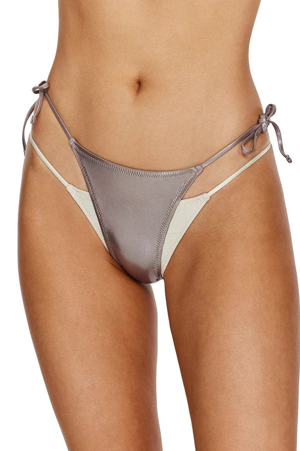 Gottex Flirtt Moonlight Layered Side Tie Bikini Bottom