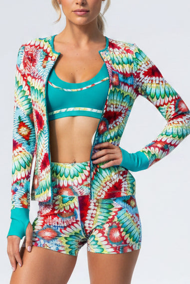 Luli Fama Wild Heart Fitted Zip Jacket