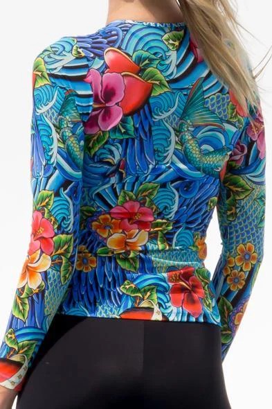 Luli Fama Inked Babe Long Sleeve Inked Top
