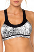 Luli Fama Bombo Mesh Cross Back Sports Bra