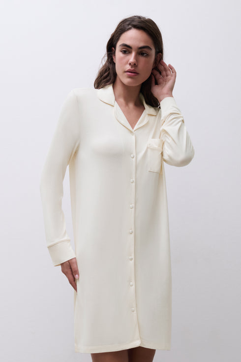 Femilet Daisy Nightgown Long Sleeves