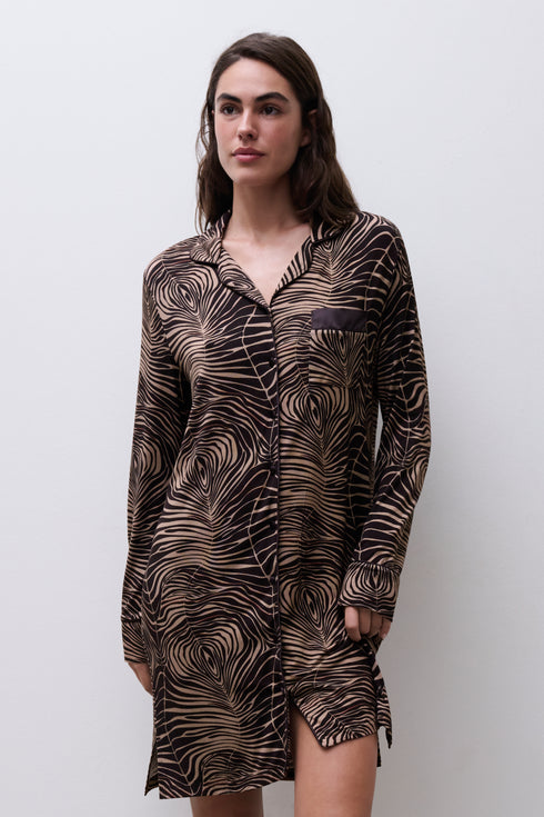 Femilet Daisy Nightgown Long Sleeves