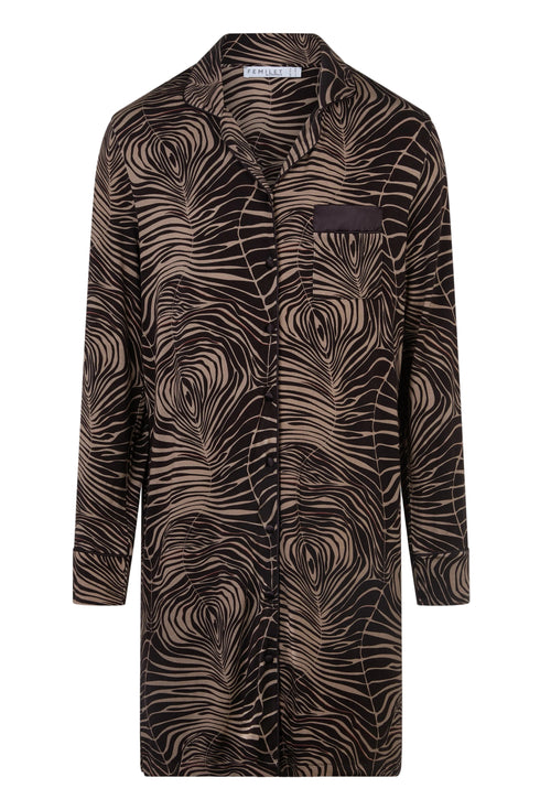 Femilet Daisy Nightgown Long Sleeves