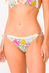 PQ Swim Floret Carrie Crochet Trim Tie Side Bottom