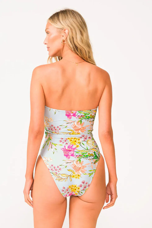 PQ Swim Floret Strapless Ring One Piece