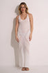 Gottex Beach Life Geometric Crochet Maxi Dress