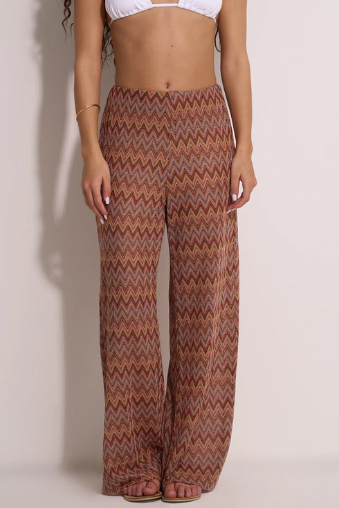 Gottex Beach Life Desert Mirage High Waist Wide Leg Beach Pants