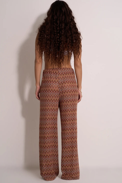Gottex Beach Life Desert Mirage High Waist Wide Leg Beach Pants