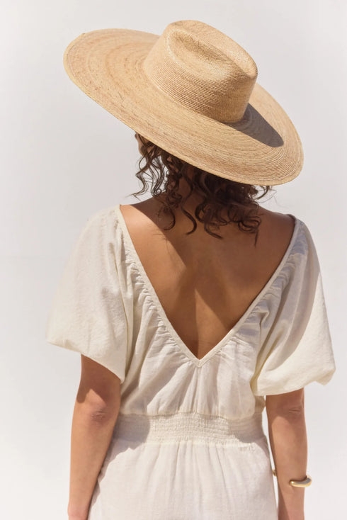 Gottex Beach Life Terra Puff Sleeve Midi Dress