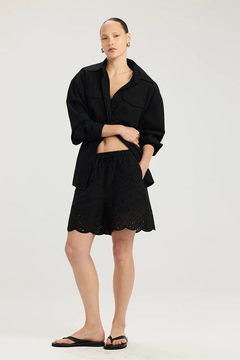 Gottex Beach Life Giselle Guipure Lace Shorts