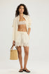 Gottex Beach Life Giselle Guipure Lace Detail Shorts